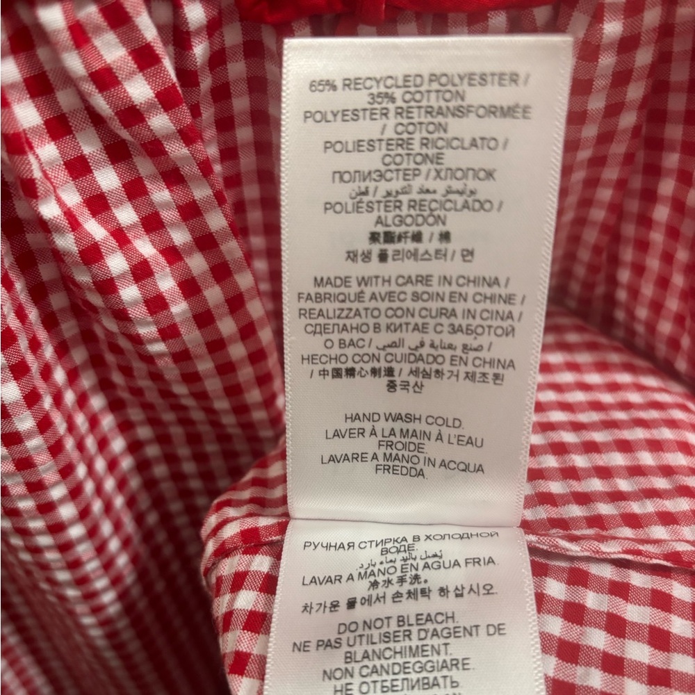 Doen Belline Dress in Rouge La Maddalena Gingham - Picture 9 of 9